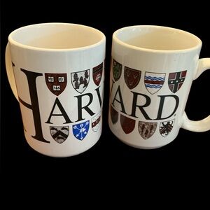 Rare Harvard mugs set of 2